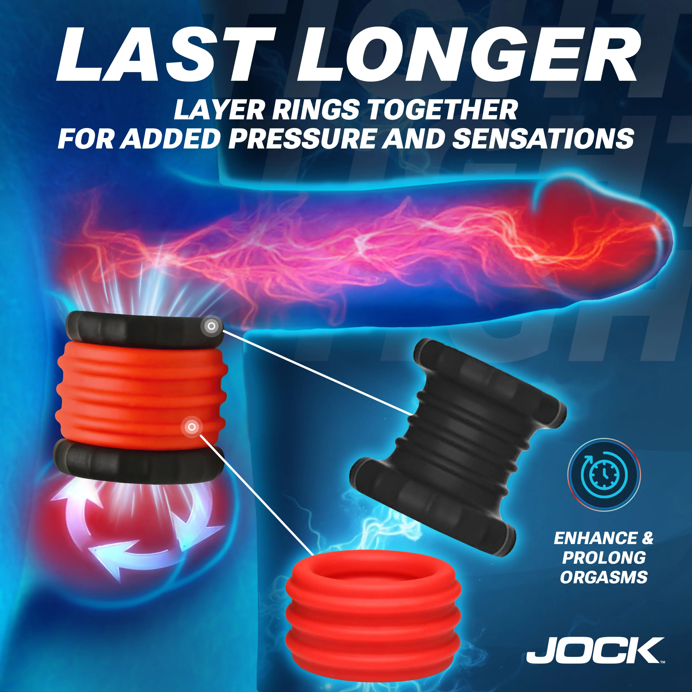 Enhancers 2-in-1 Silicone Cock Ring