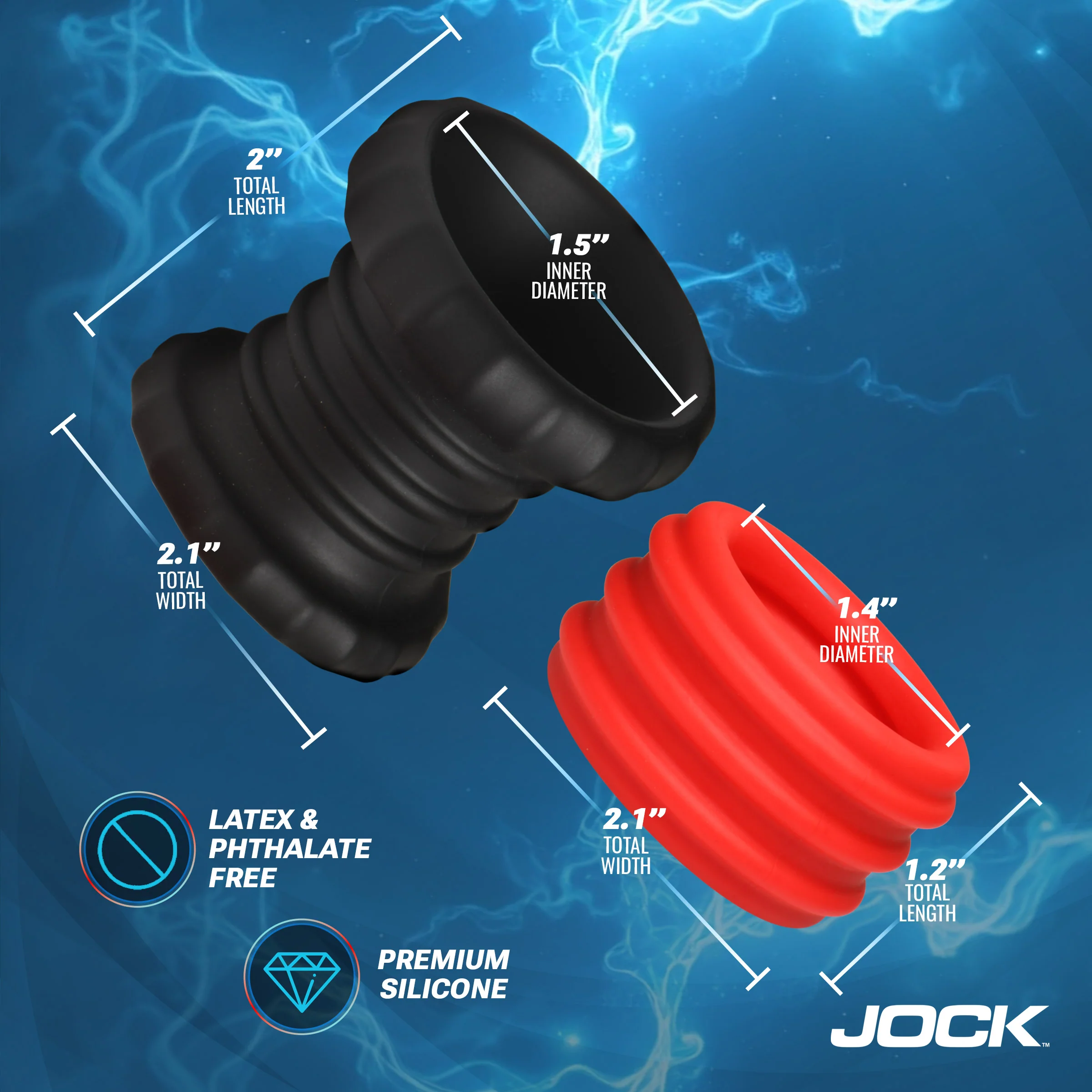 Enhancers 2-in-1 Silicone Cock Ring - Image 5