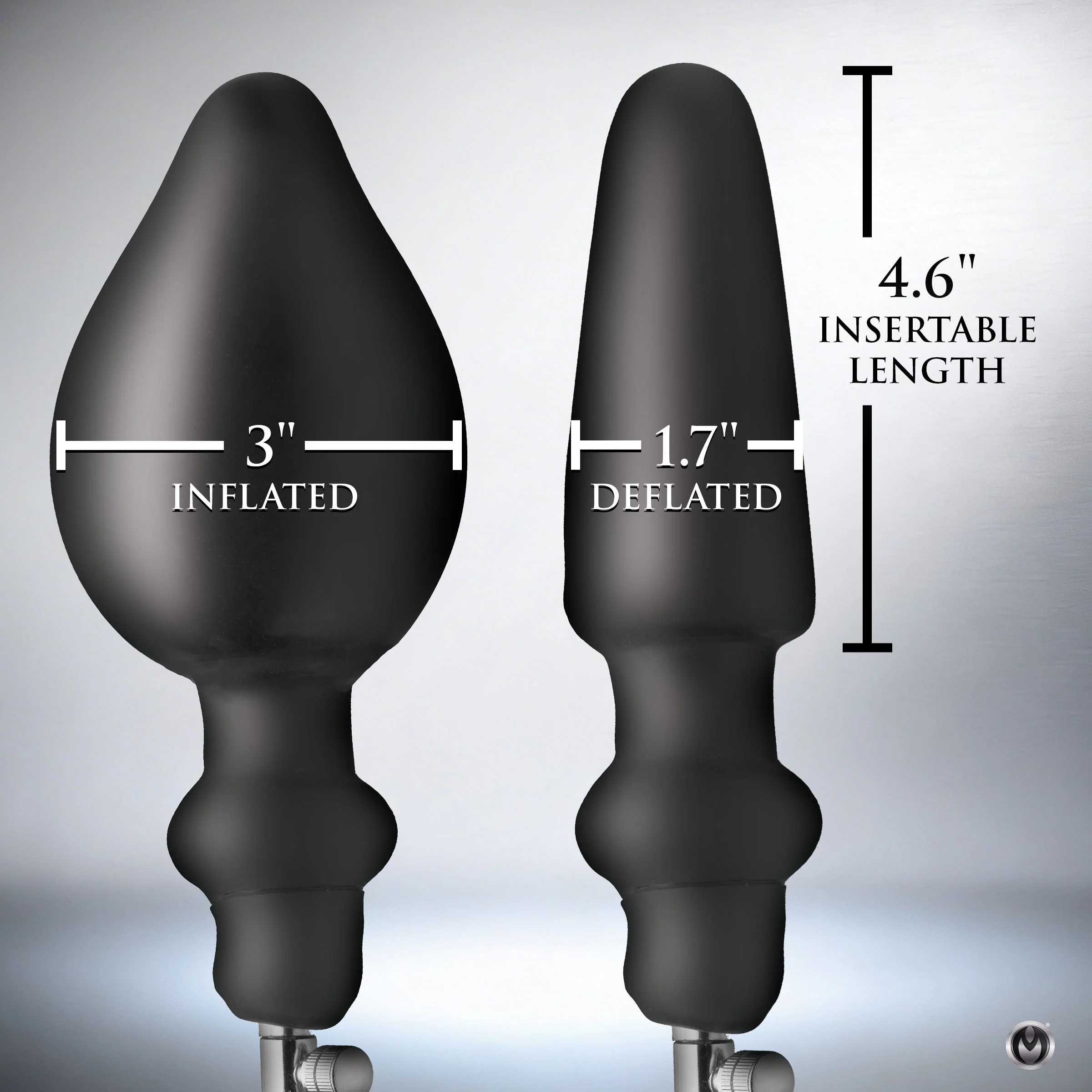 Expander Inflatable Anal Plug with Removable Pump - Image 4