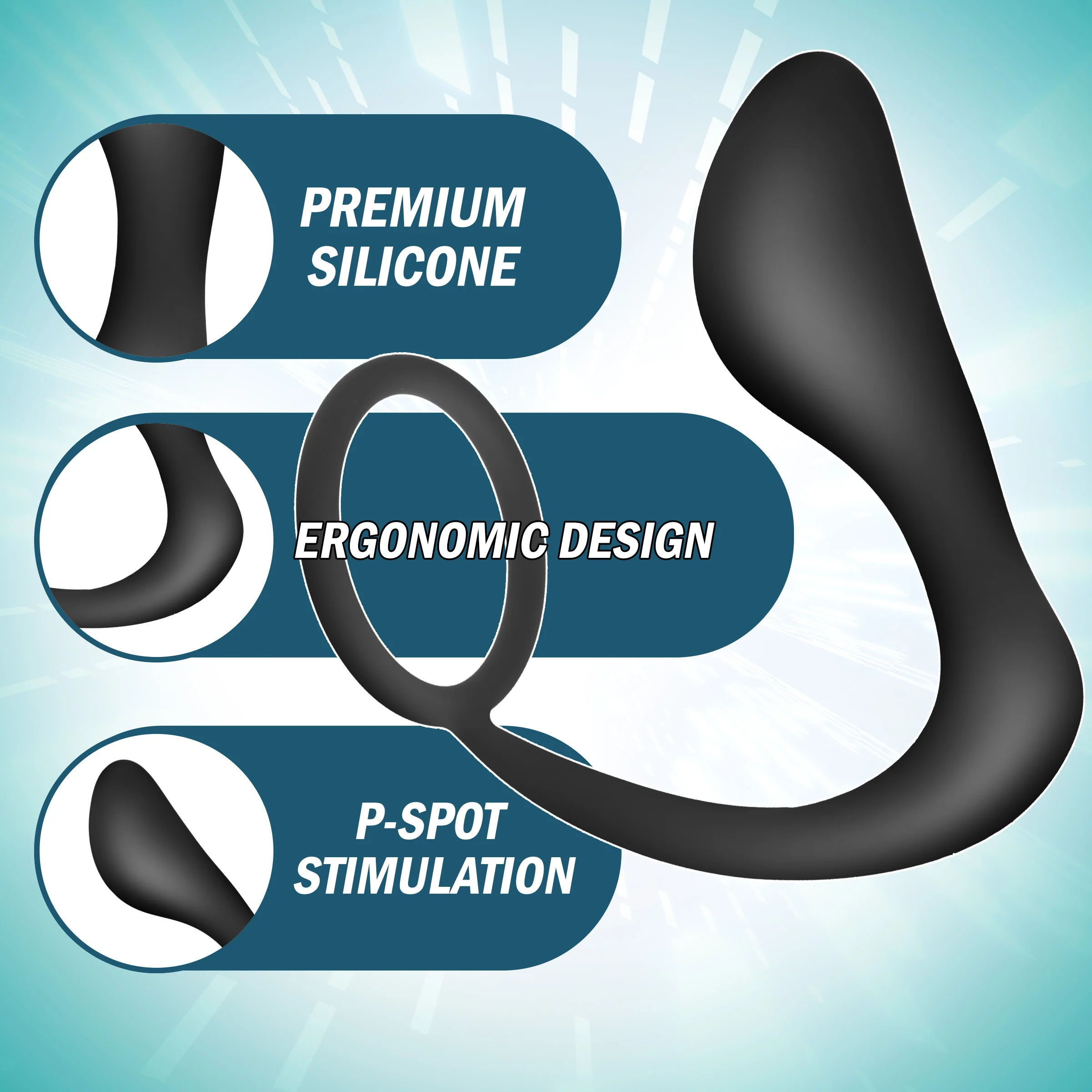 Explorer II Prostate Stimulator and Cock Ring - Image 3