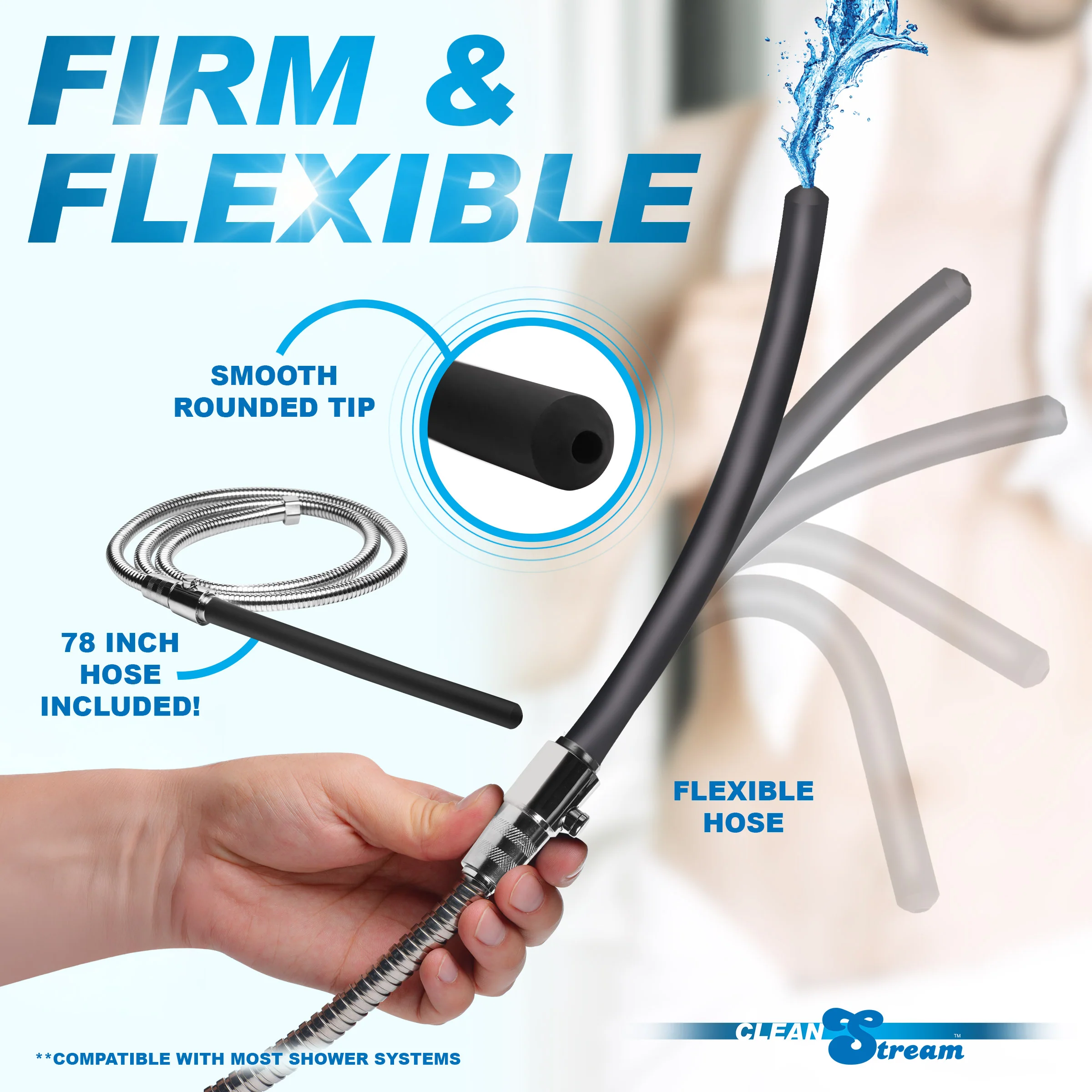 EZ-Flow Silicone Shower Enema Set - Image 2