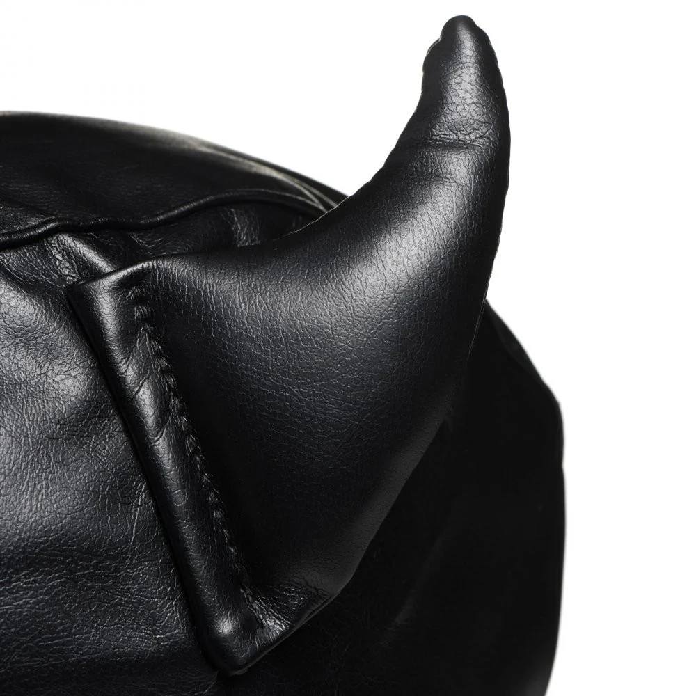 Fetish Hood with Horns - Image 4