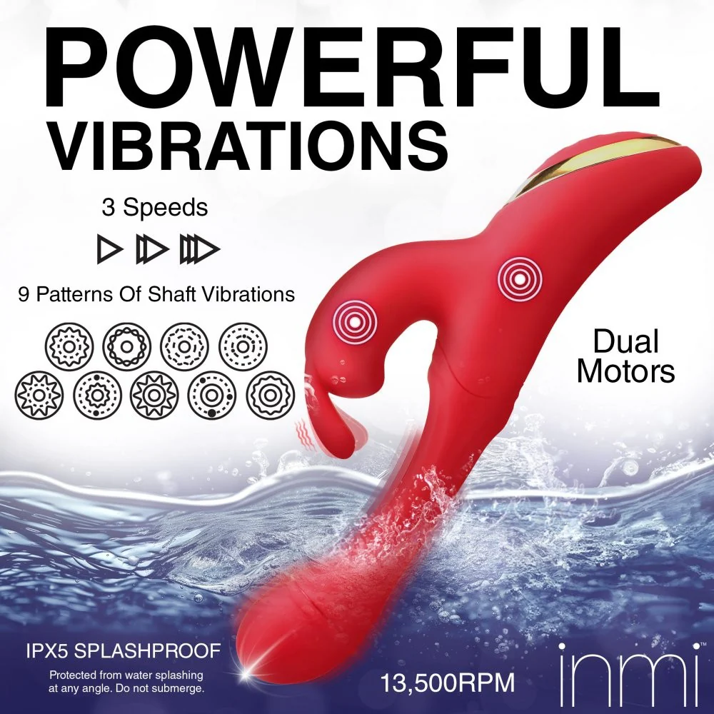 Flicking Silicone Rabbit Vibrator - Image 4