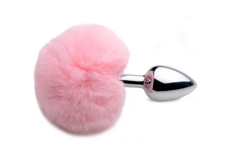 Fluffy Bunny Tail Anal Plug - Image 3