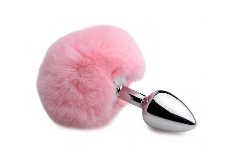 Fluffy Bunny Tail Anal Plug - Image 5