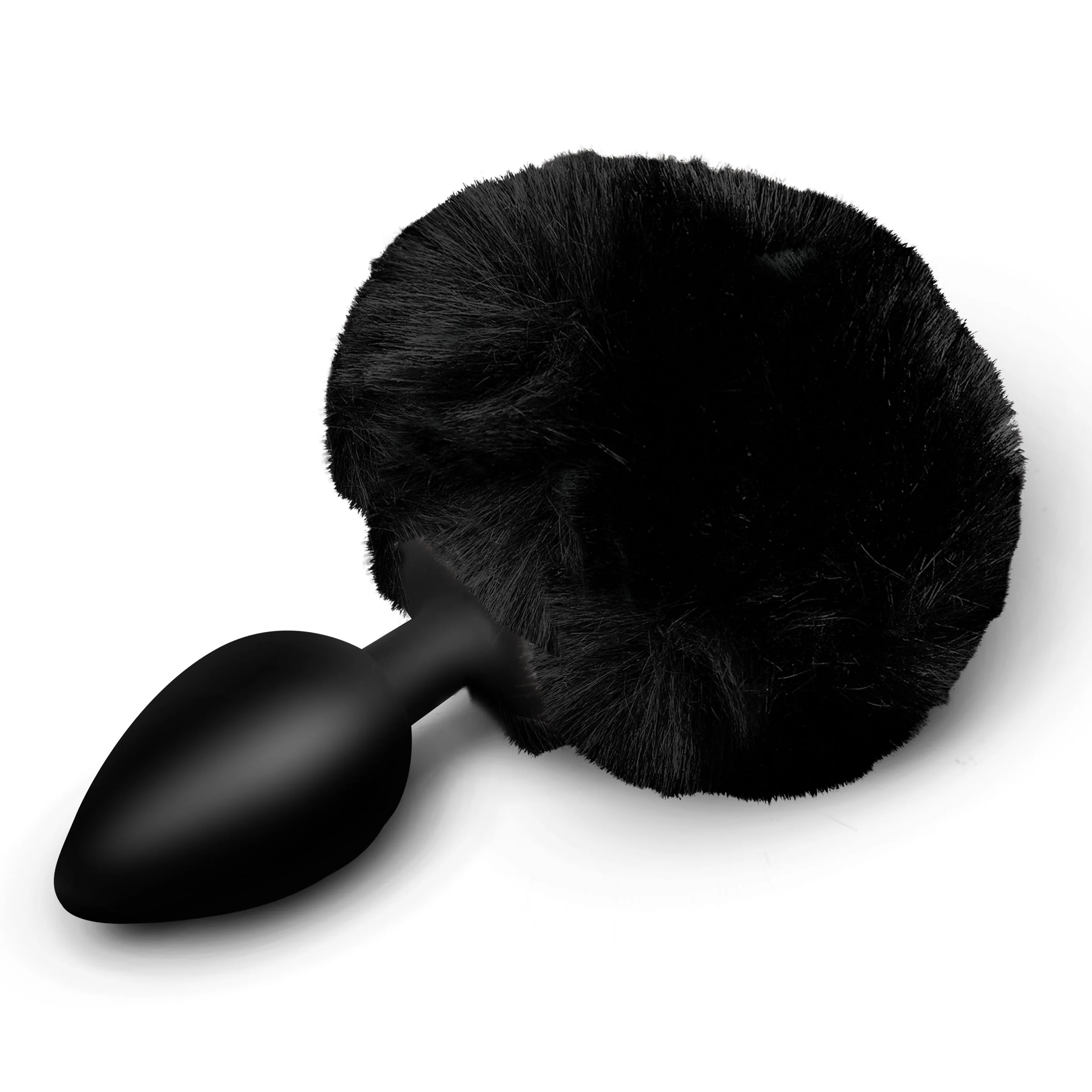Fluffy Bunny Tail Silicone Plug - Image 4