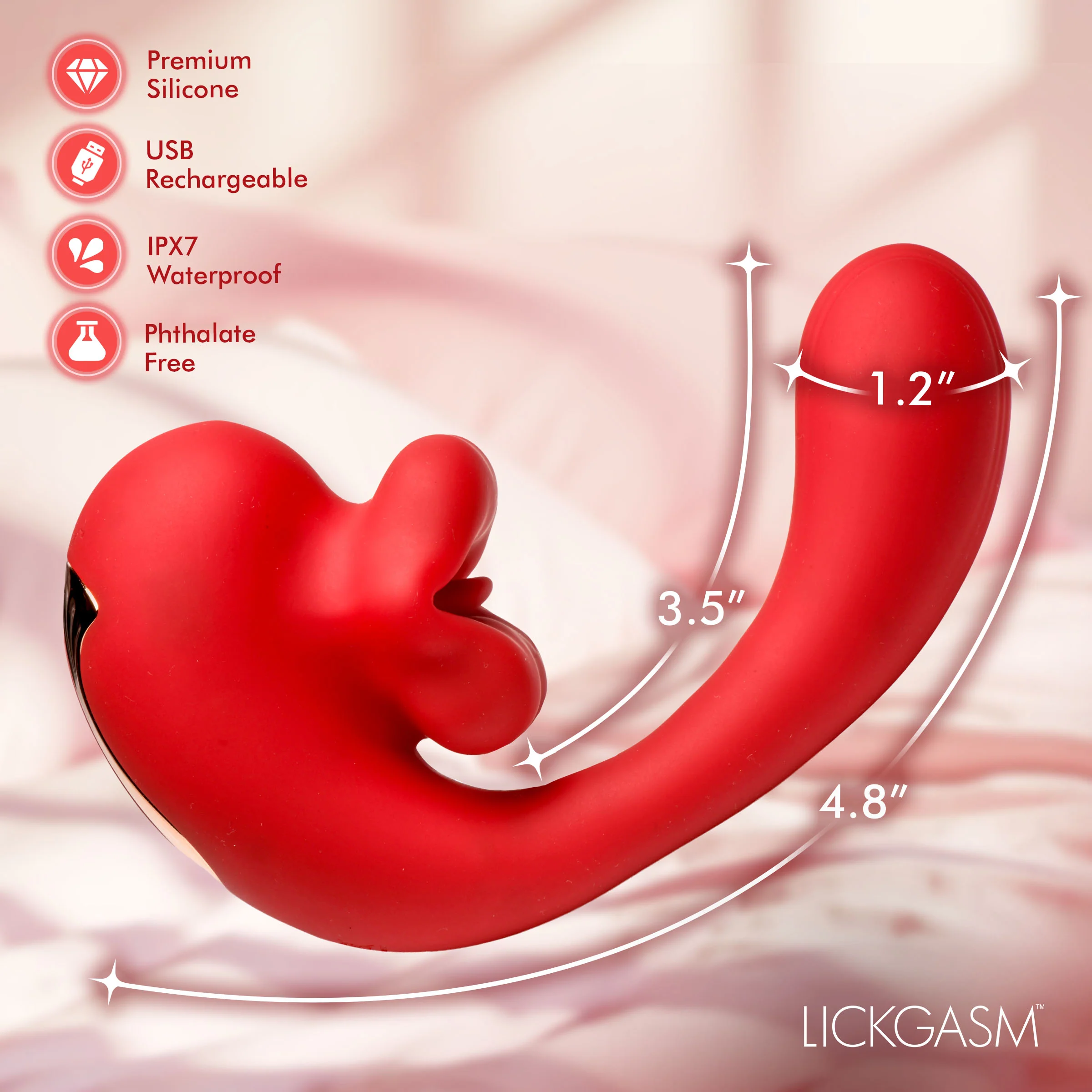 G-Kiss Kissing G-Spot Silicone Vibrator - Image 6