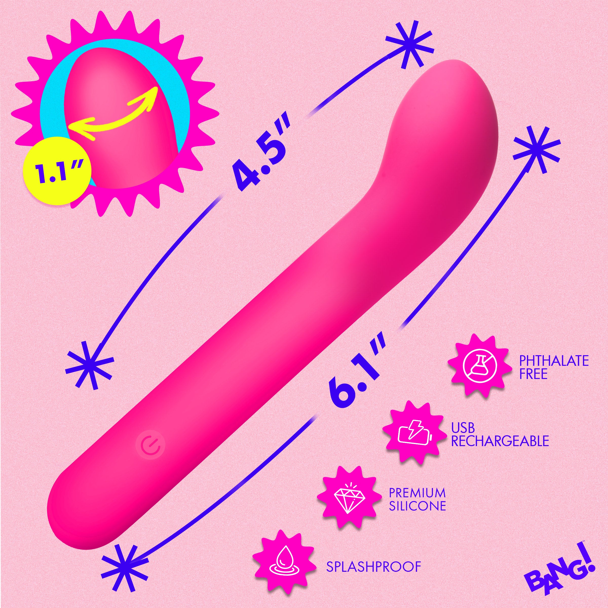 G-Spot Flexible Silicone Vibrator - Image 5