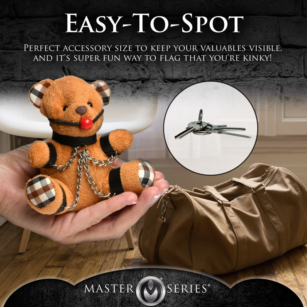 Gagged Teddy Bear Keychain - Image 7