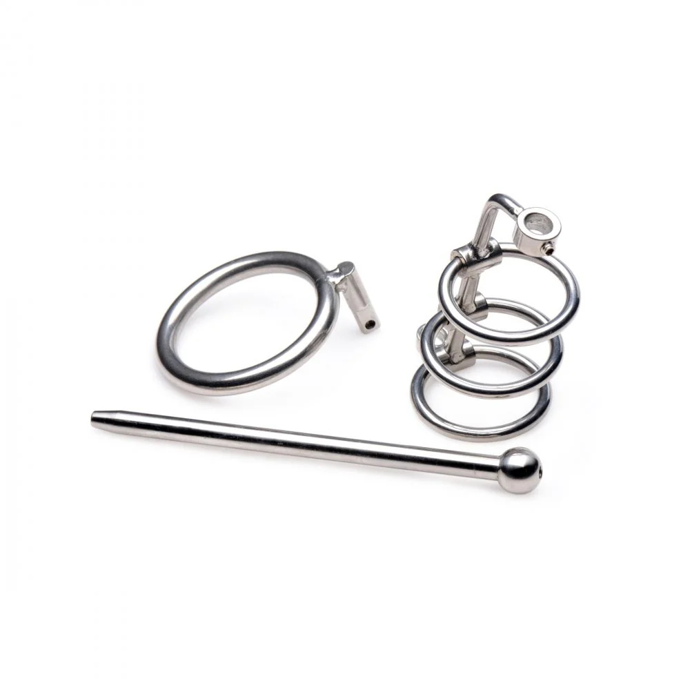 Gates of Hell Stainless Steel Adjustable Cum Through Sound Cage - Image 3