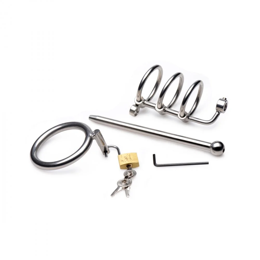 Gates of Hell Stainless Steel Adjustable Cum Through Sound Cage - Image 7
