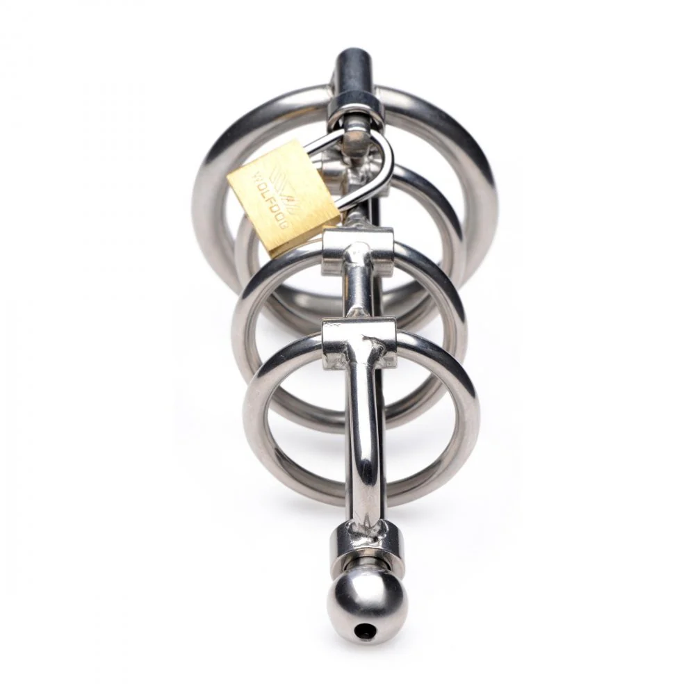 Gates of Hell Stainless Steel Adjustable Cum Through Sound Cage - Image 8