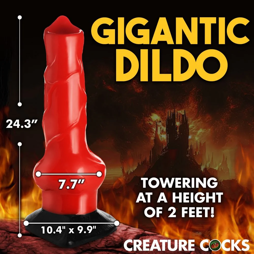 Giant Hell-Hound Canine 2ft Dildo - Image 4