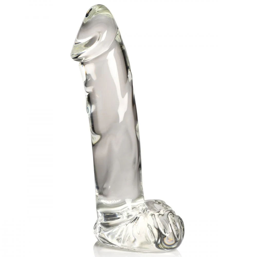 Glass Dildo with Balls - Image 9