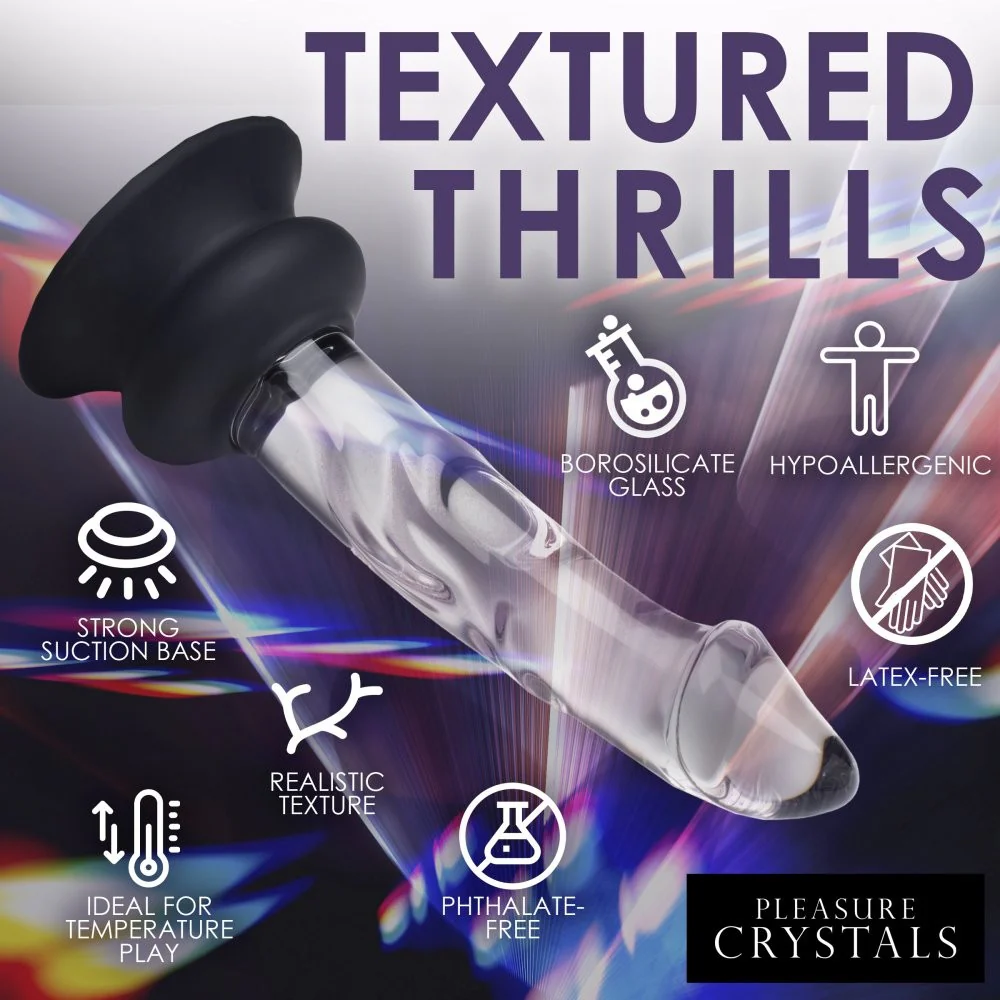 Glass Dildo with Silicone Base - Image 8