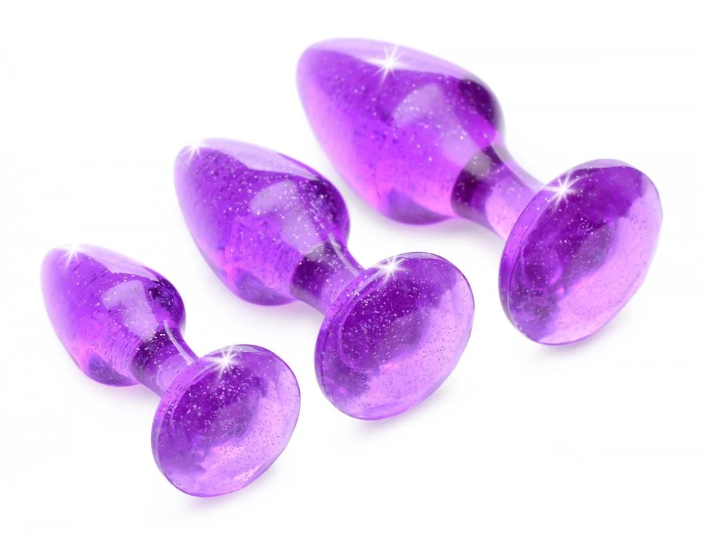 Glitter Gem Anal Plug Set - Image 3