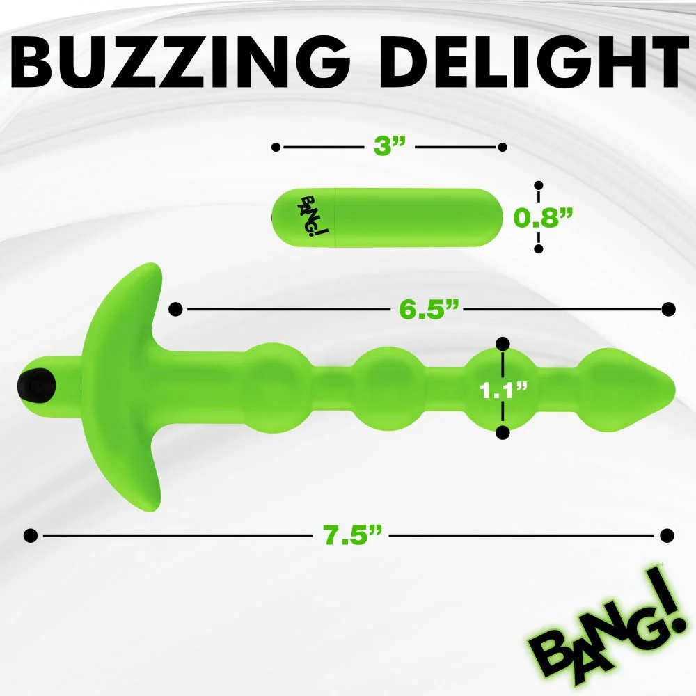 Glow-in-the-Dark Silicone Anal Beads - Image 6