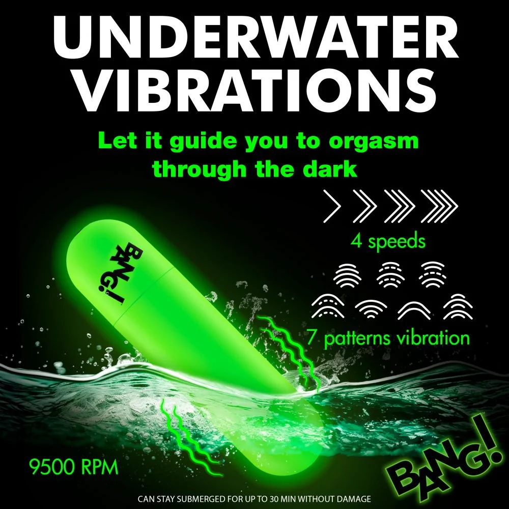 Glow-in-the-Dark Silicone Bullet - Image 3