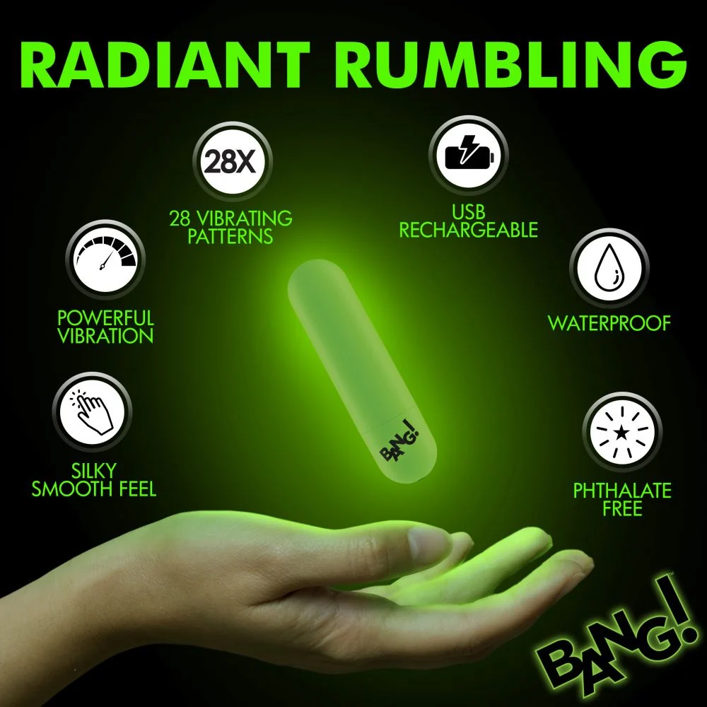 Glow-in-the-Dark Silicone Bullet - Image 6