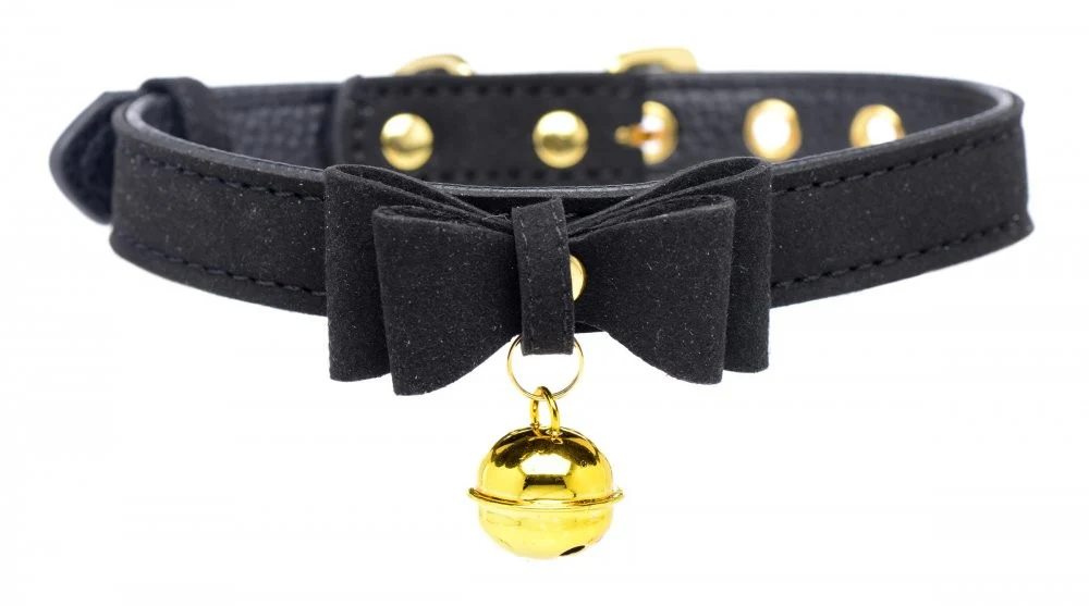 Golden Kitty Cat Bell Collar - Image 6
