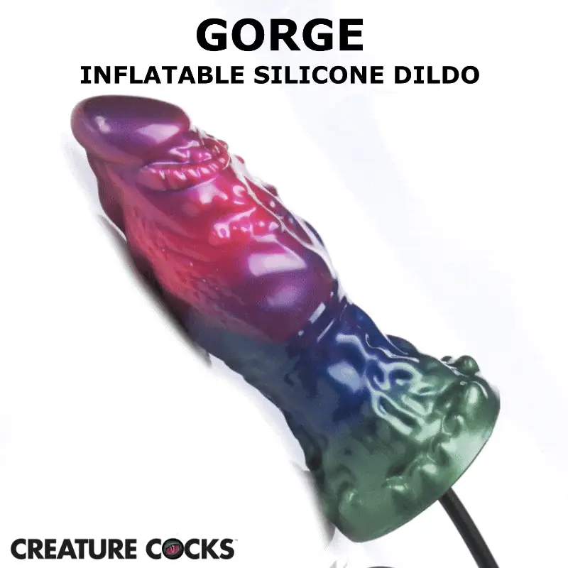 Gorge Inflatable Silicone Dildo - Image 2