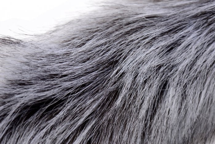 Grey Wolf Tail Anal Plug and Ears Set - Image 3