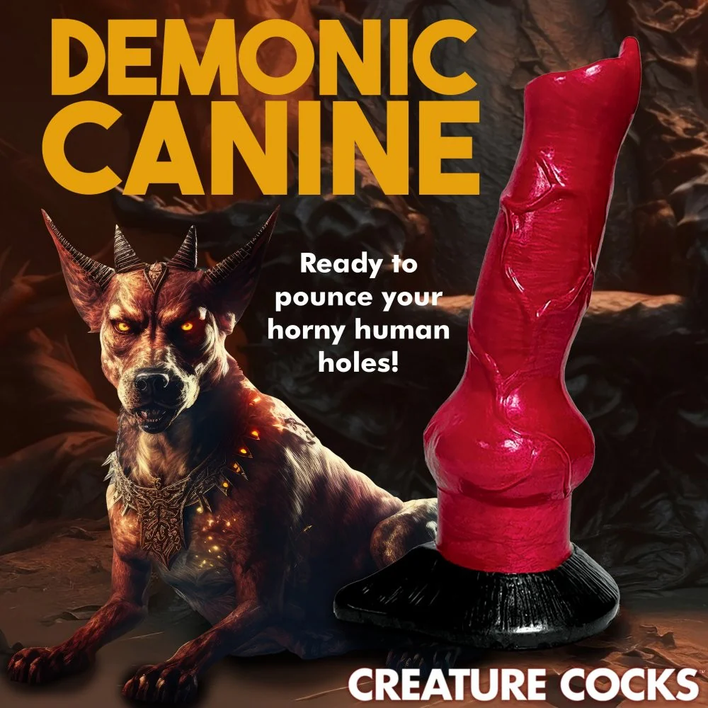 Hell-Hound Canine Penis Silicone Dildo - Image 8