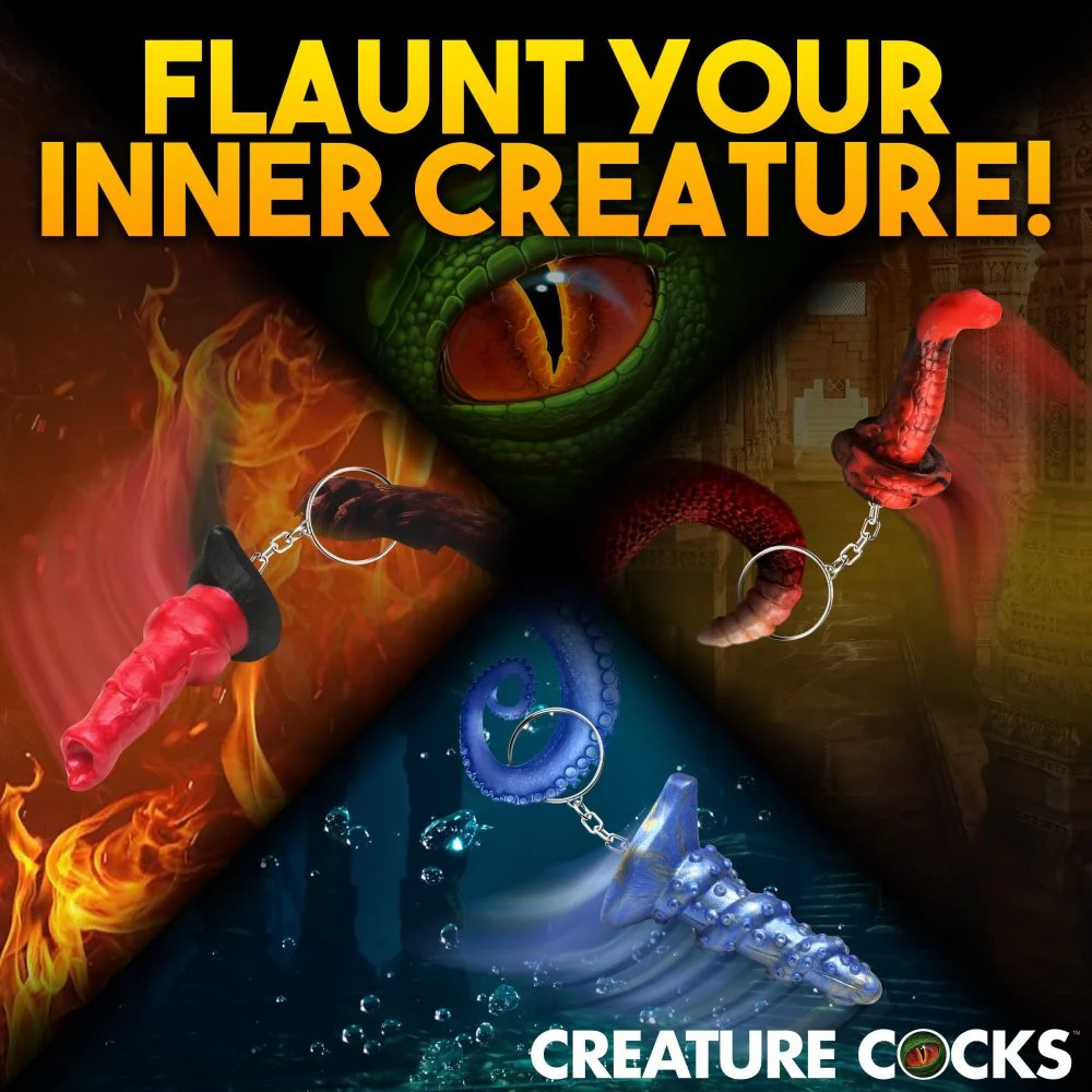 Hell-Hound, Lord Kraken, & King Cobra Silicone Keychain Set - Image 4