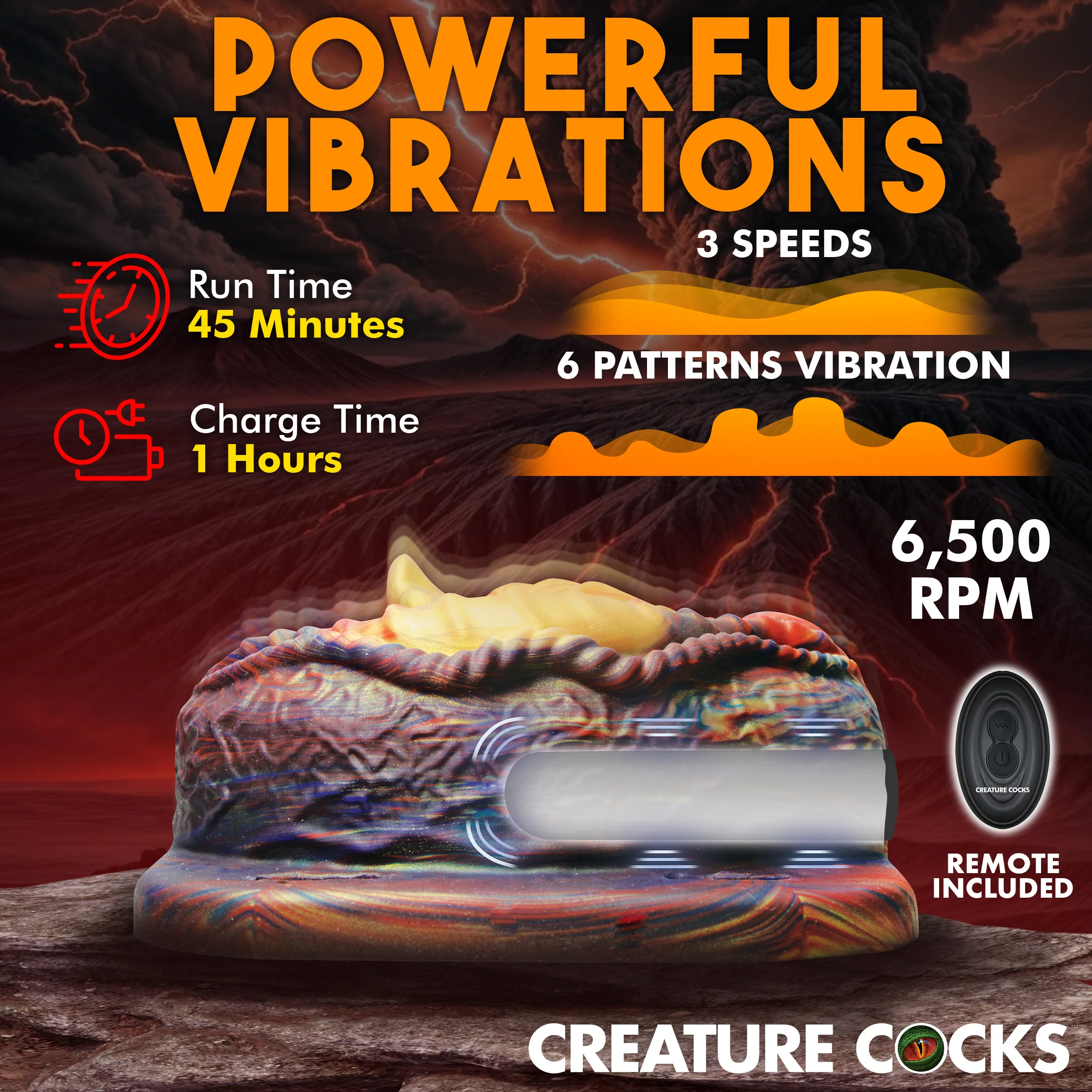 Hell's Angel Vibrating Silicone Grinder - Image 4