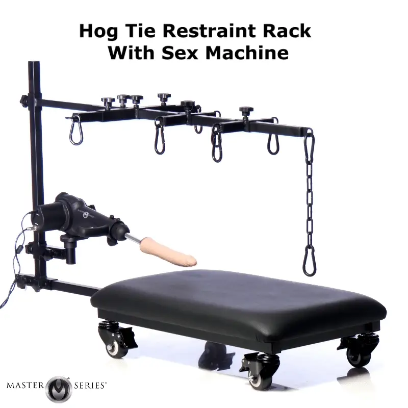 Hogtie Restraint Rack w/ Sex Machine - Image 2