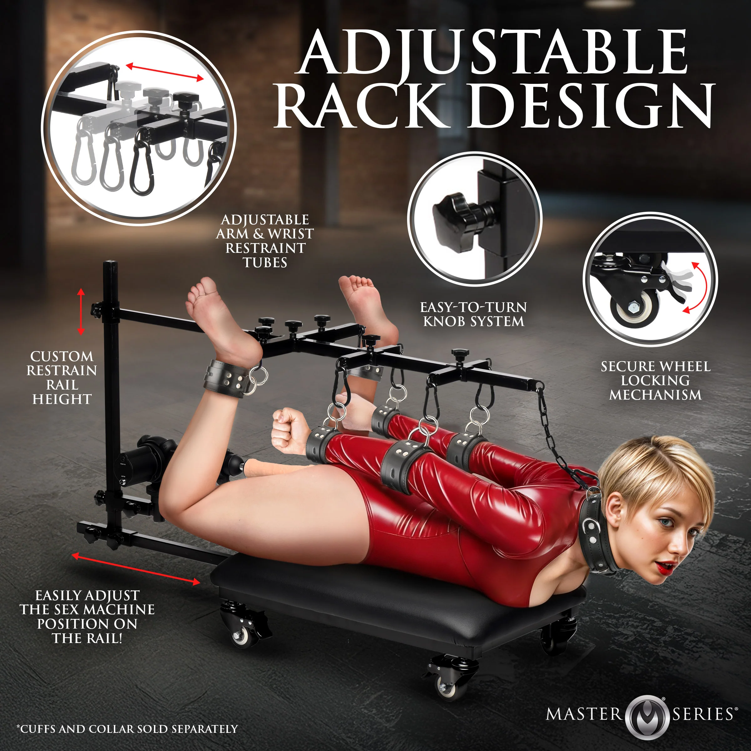 Hogtie Restraint Rack w/ Sex Machine - Image 4