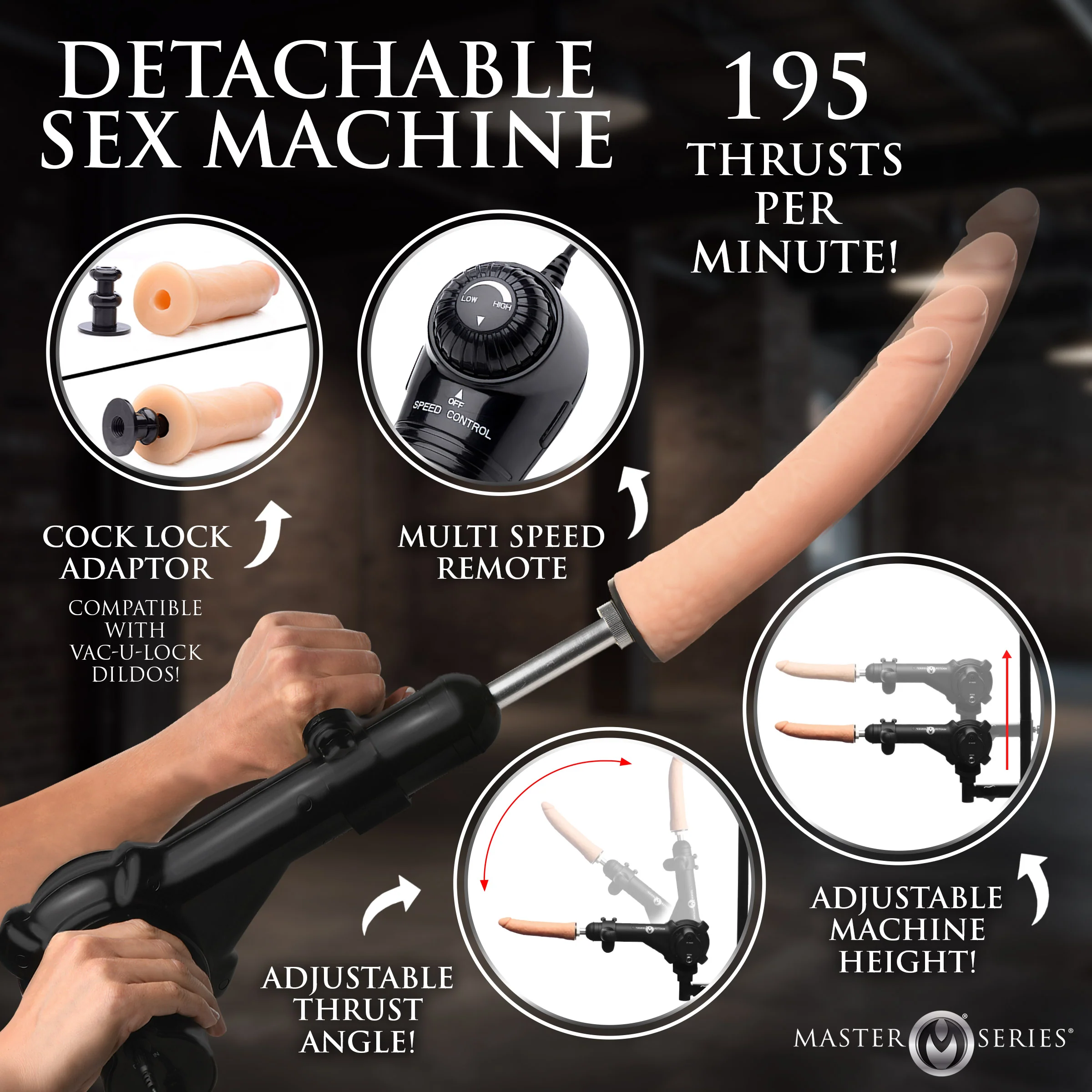 Hogtie Restraint Rack w/ Sex Machine - Image 5