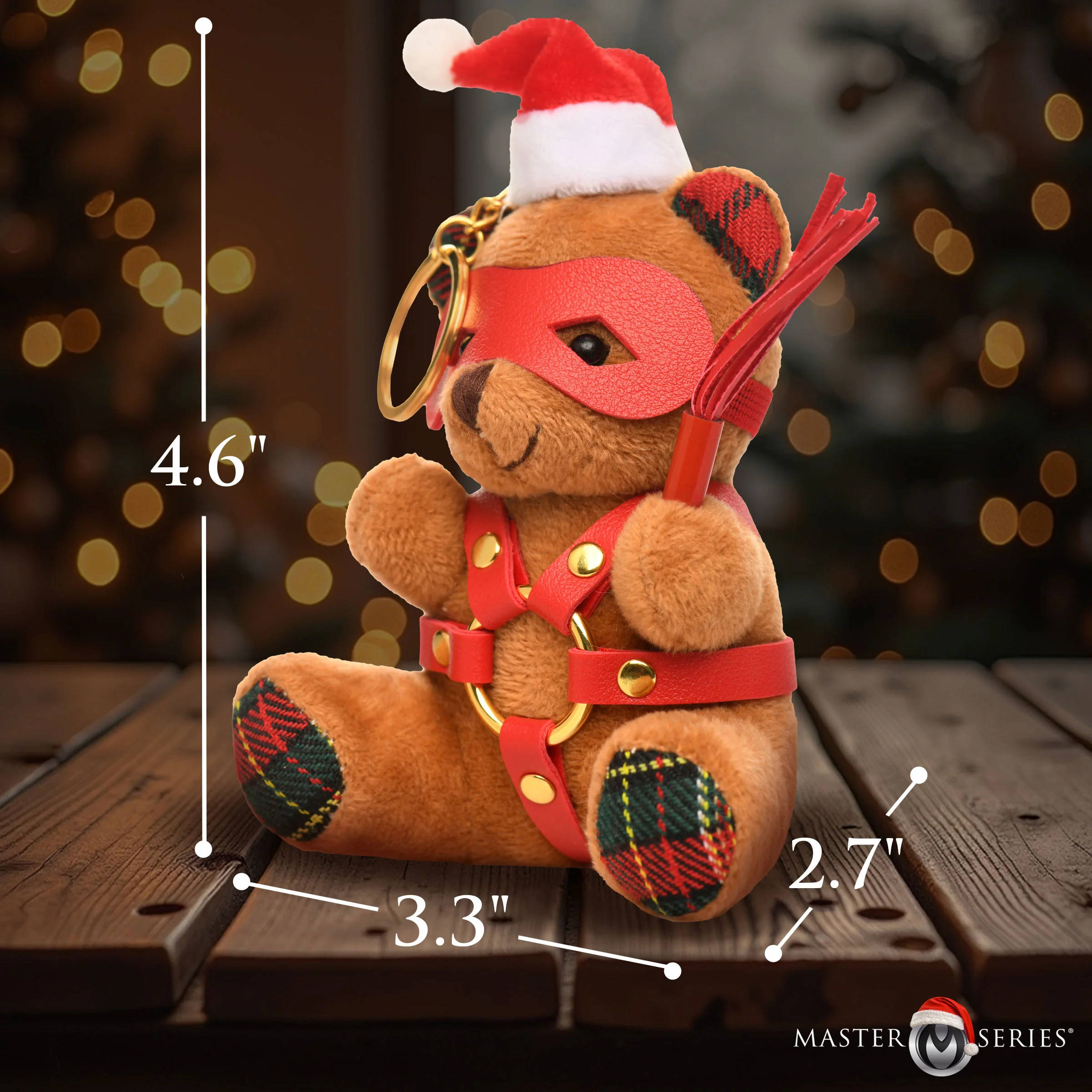 Holiday Bondage Bear Keychain - Image 5