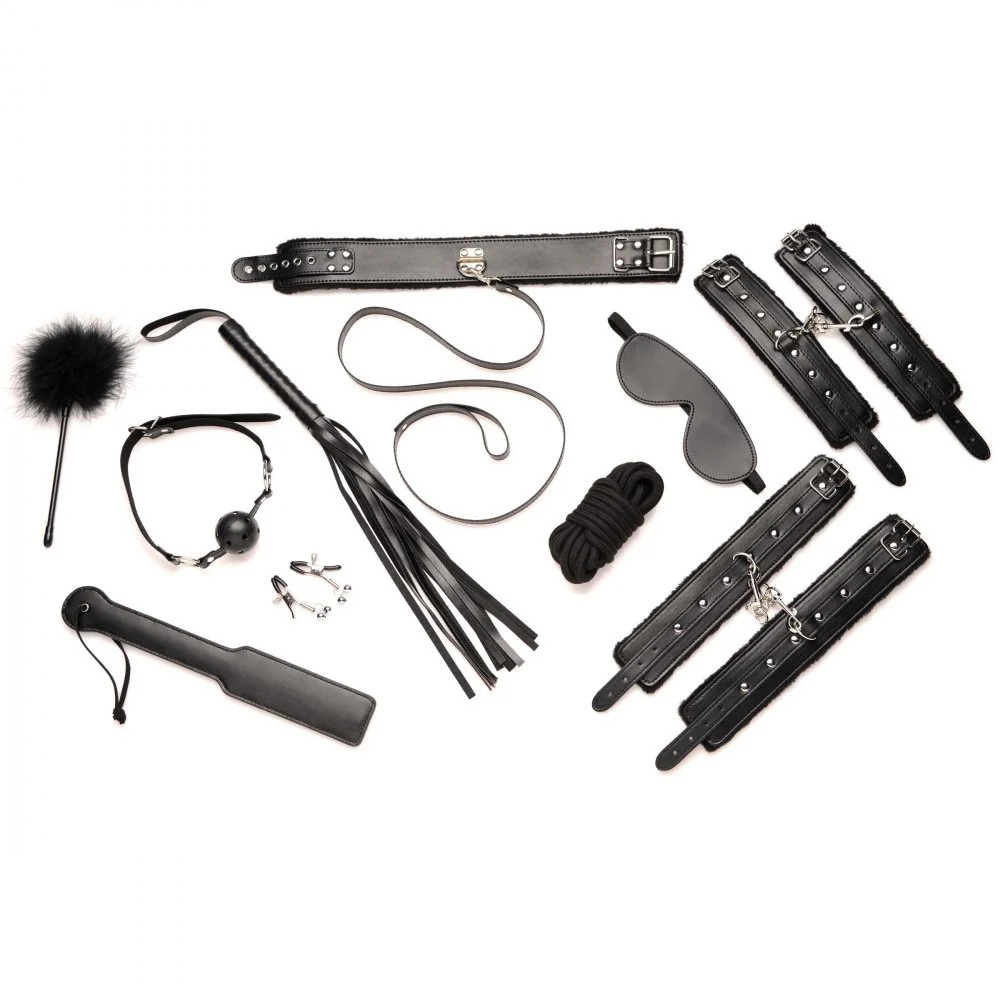 Hook Up 10 Piece Plush Bondage Set - Image 4