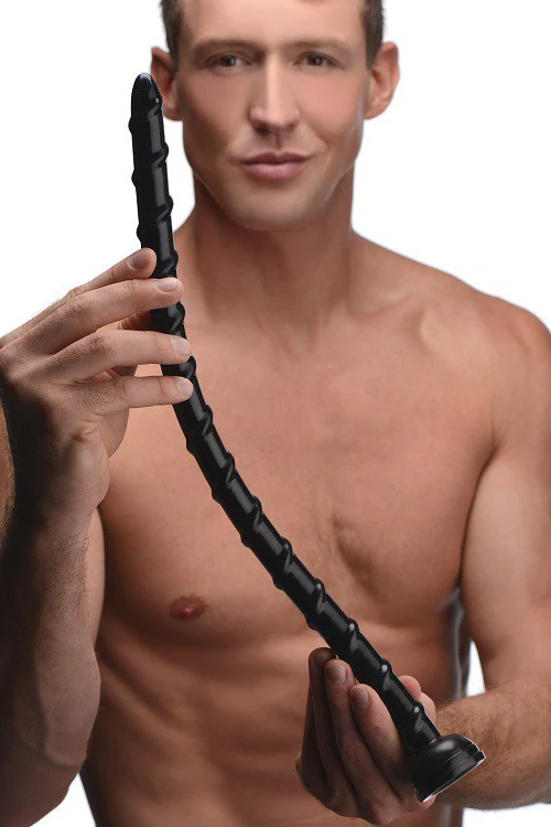 Hosed 18 Inch Swirl Thin Anal Snake - Image 8