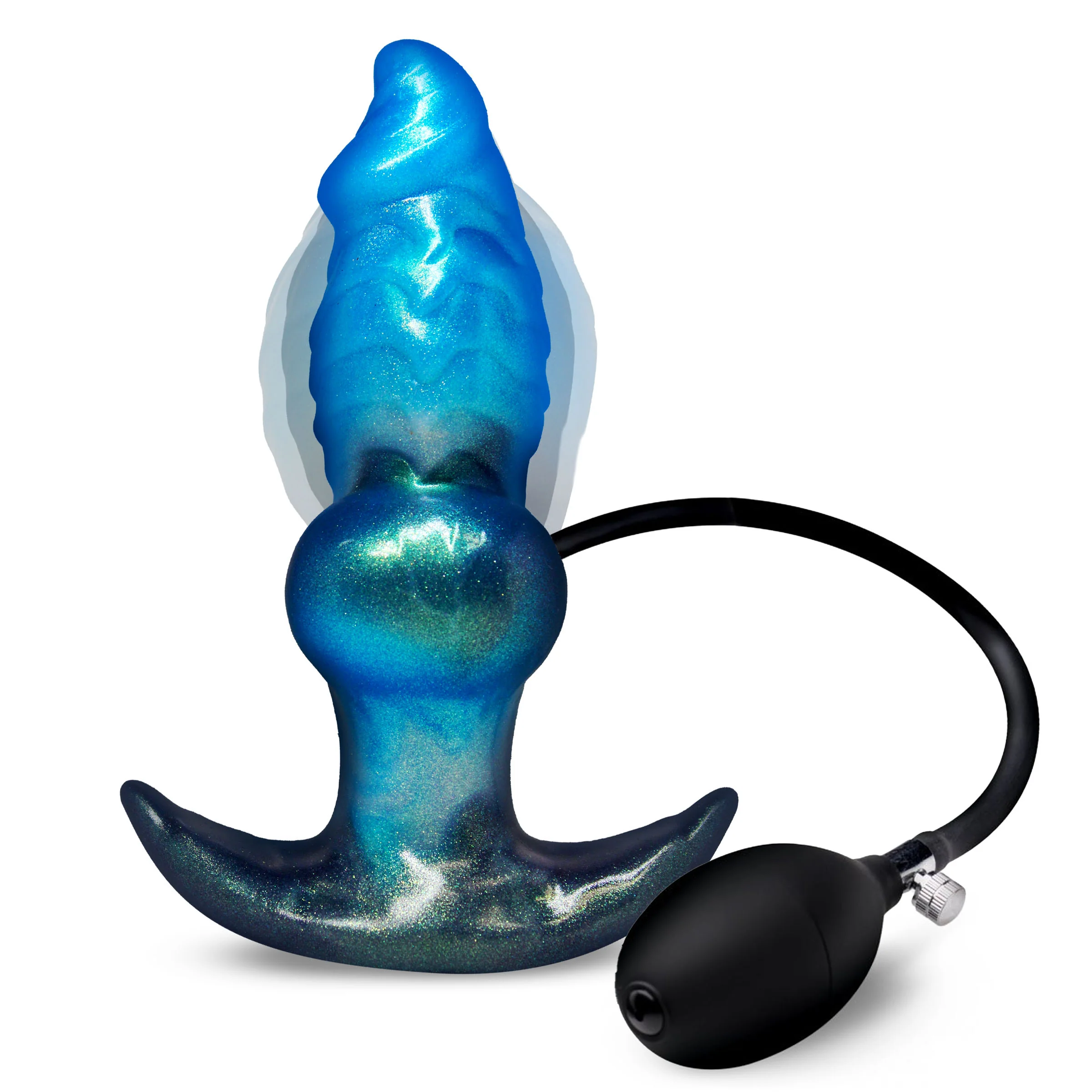 Bizzard Inflatable Silicone Anal Plug - Image 6