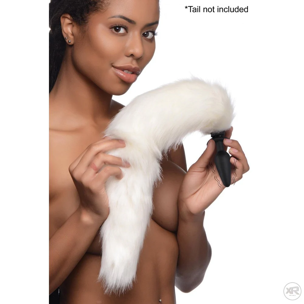 Interchangeable 10X Vibrating Silicone Anal Plug with Remote - Image 4