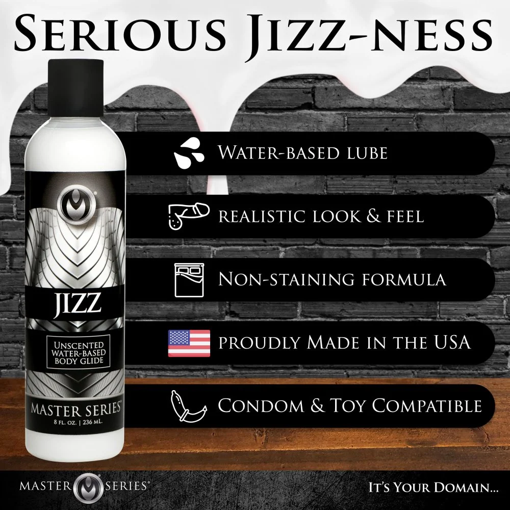 Jizz Unscented Water-based Lube 8oz - Image 5