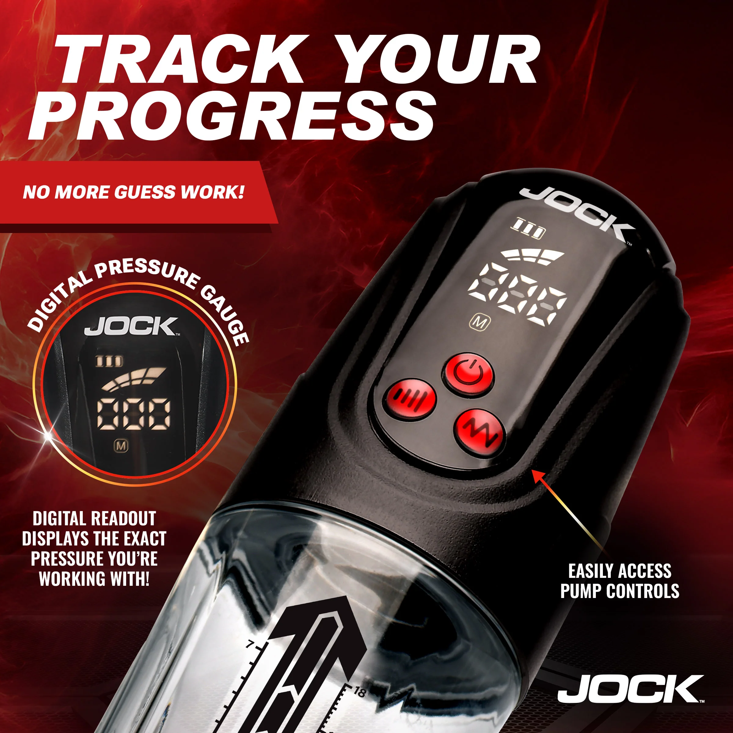 JOCK Advanced Digital Automatic Waterproof Penis Pump - Image 4