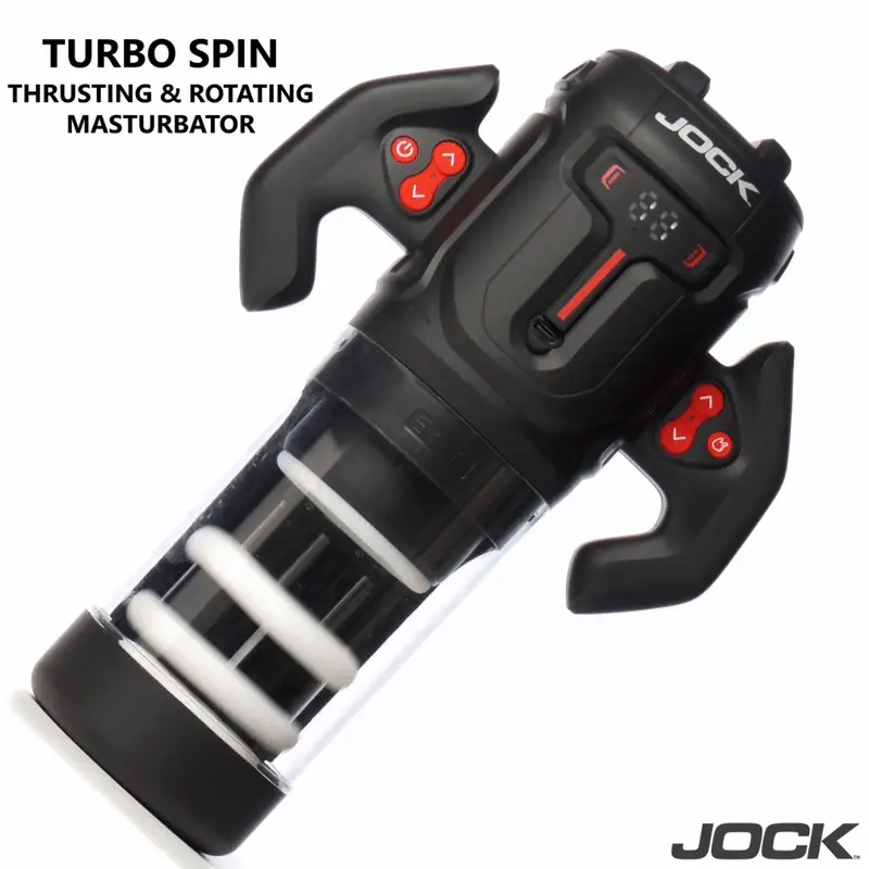 JOCK Advanced Turbo Spin Thrusting & Rotating Masturbator - Image 2