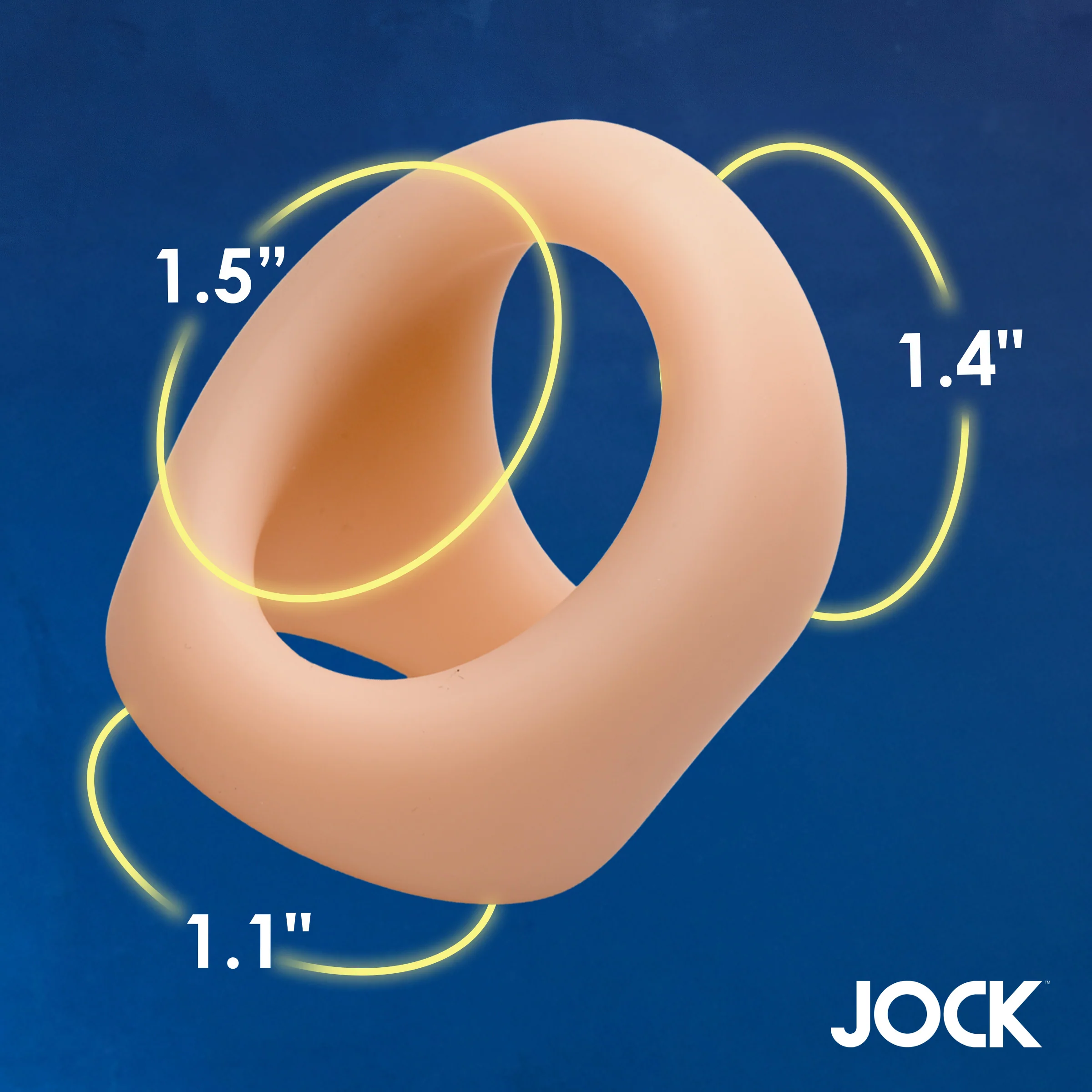 JOCK Silicone Cock & Ball Ring - Image 4