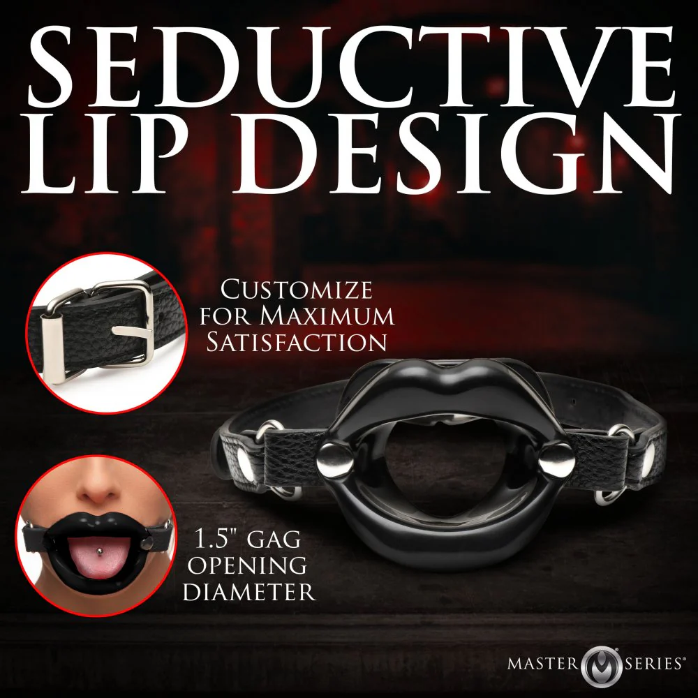 Juicy Lips Silicone Open Mouth Gag - Image 6