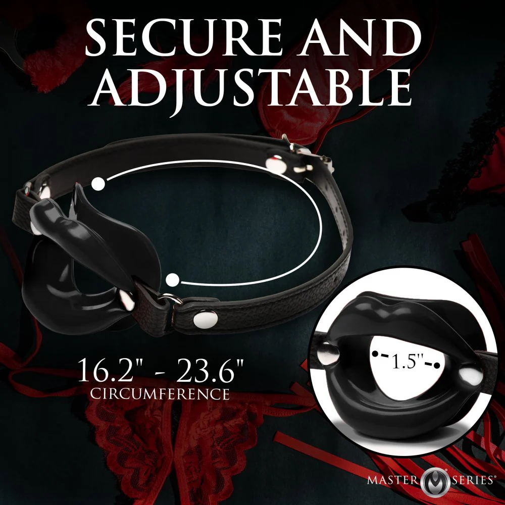 Juicy Lips Silicone Open Mouth Gag - Image 7