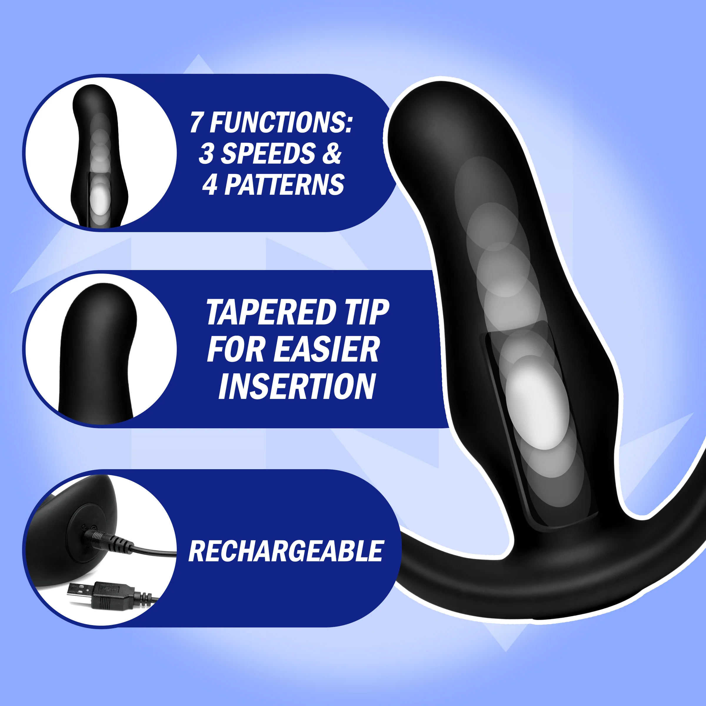 Kinetic Thumping 7X Prostate Plug - Image 3