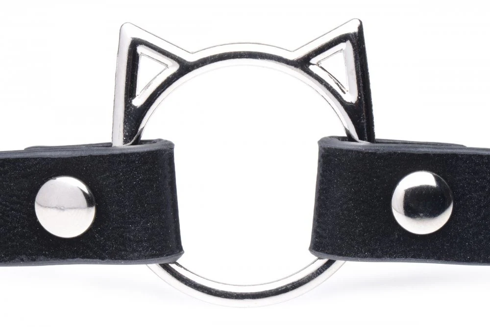 Kinky Kitty Ring Slim Choker - Image 5