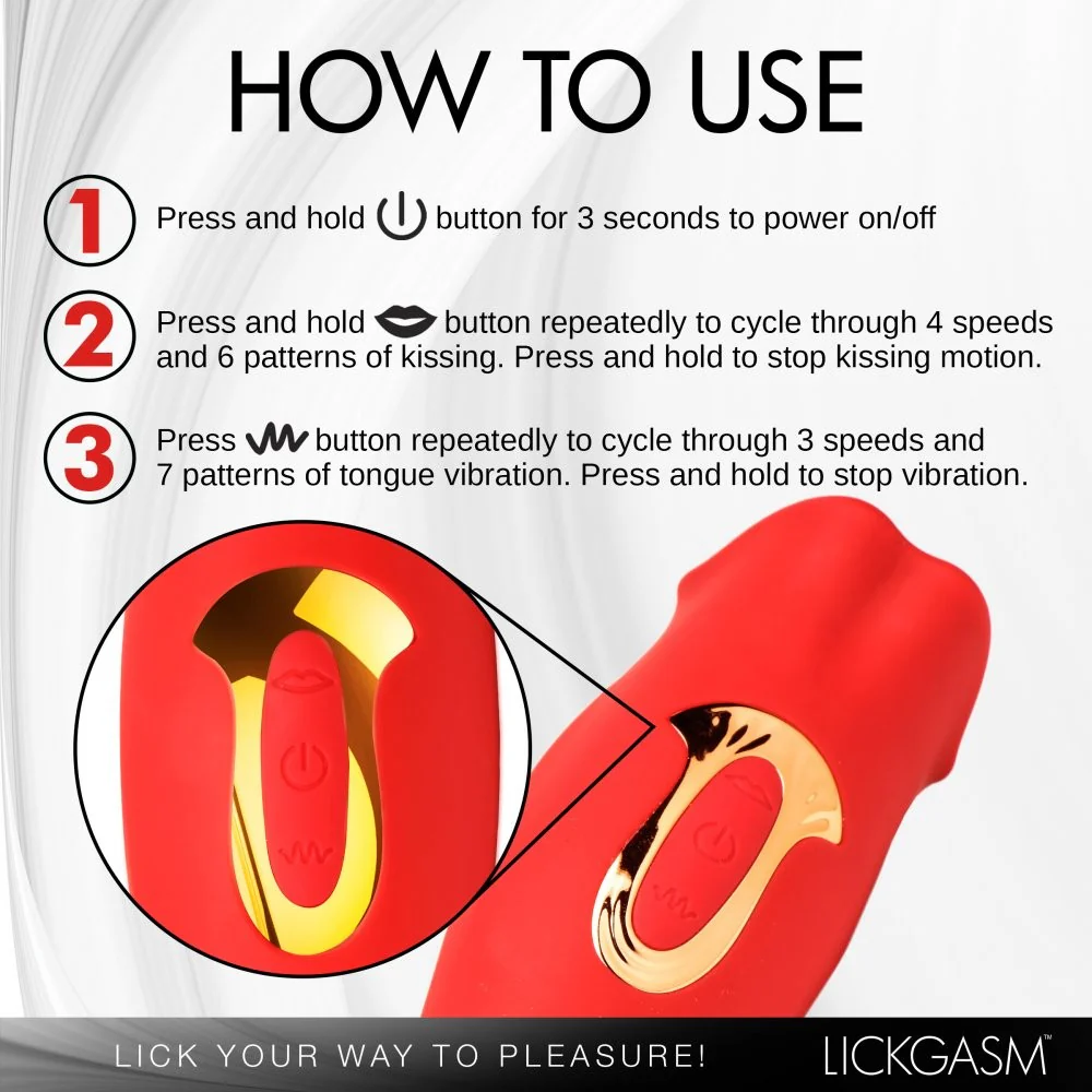 Kiss and Tell Mini Kissing and Vibrating Clitoral Stimulator - Image 8