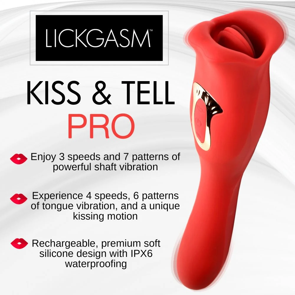 Kiss and Tell Pro Dual-ended Kissing Vibrator - Image 3