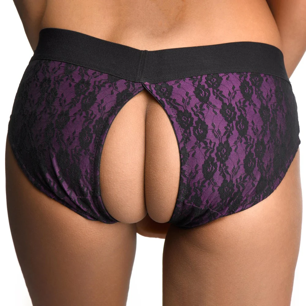 Lace Envy Crotchless Panty Harness - Image 4