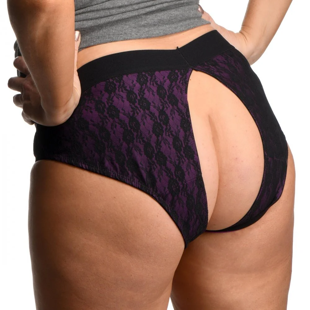 Lace Envy Crotchless Panty Harness - Image 5