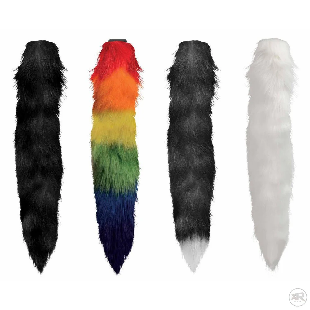 Large Anal Plug with Interchangeable Fox Tail - Image 2